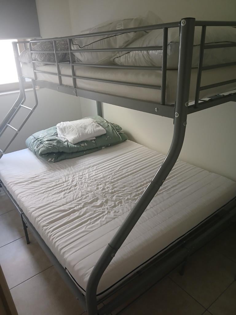 Stapelbed, Huis en Inrichting, Slaapkamer | Stapelbedden en Hoogslapers, Ophalen, 90 cm, 210 cm, Tweepersoons