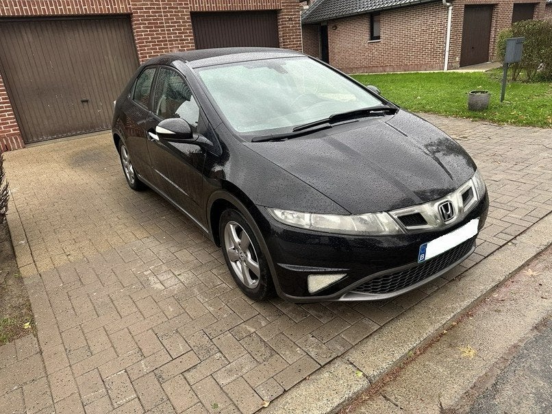 Honda Civic 1.4 benzine Sport euro5 gekeurd voor verkoop, Auto's, Euro 5, Zwart, Zwart, Bedrijf