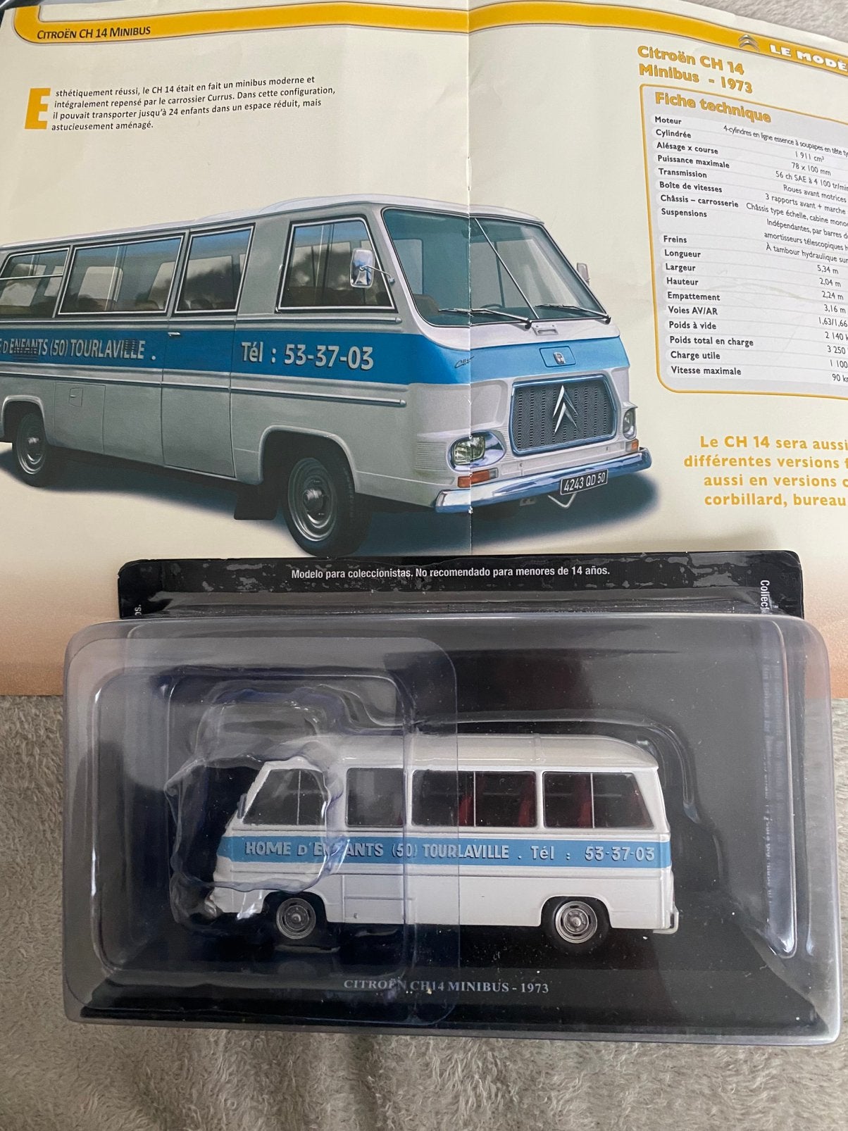 Citroën CH14 Minibus uit 1973, Hobby en Vrije tijd, Ophalen of Verzenden, Zo goed als nieuw
