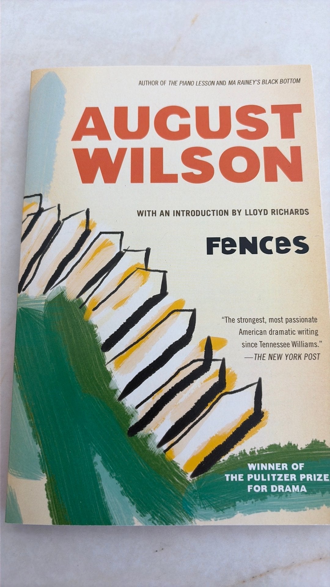 Fences - August Wilson, Enlèvement ou Envoi, Comme neuf