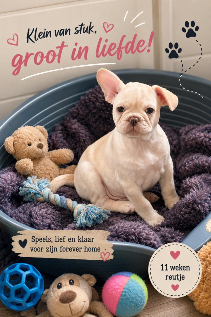 Franse buldog, Chien (mâle), Hépatite contagieuse (maladie de Rubarth), Belgique, 8 à 15 semaines