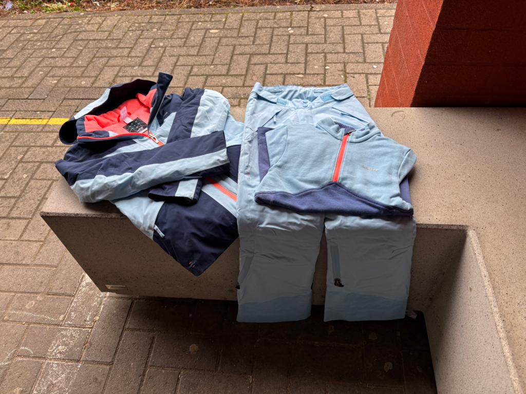 Ensemble Ski pantalon veste polaire enfant 12 ans, Enlèvement ou Envoi, Utilisé, Fille, Ensemble