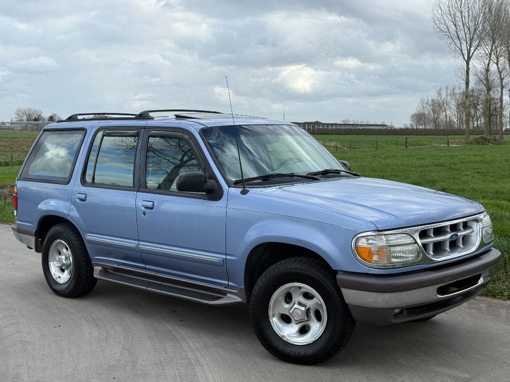 Ford Explorer SUV XLT 4X4 4.0 V6 LPG Lichte Vracht 1997, Automaat, Beige, Blauw, Explorer