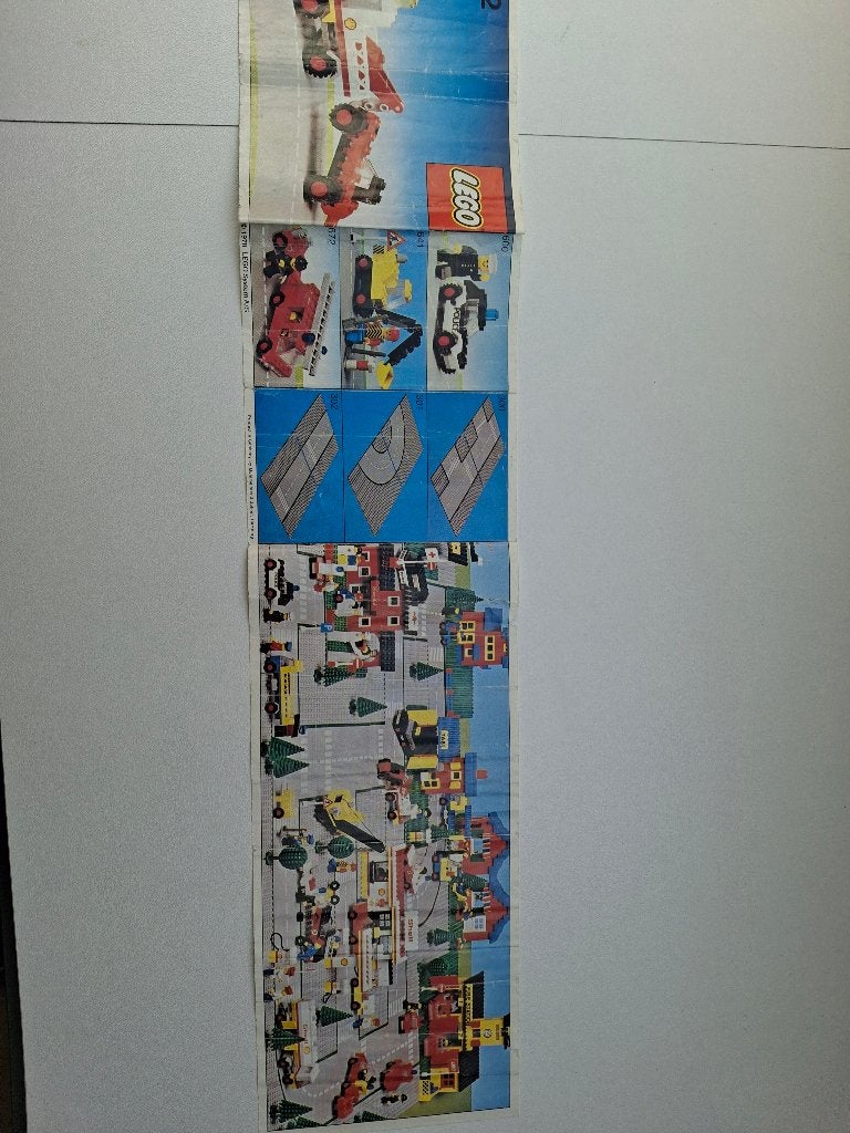 Lego 642 ( 642-1 ) Tow Truck and Car 1978 instructie, Ophalen of Verzenden, Lego, LEGOLAND
