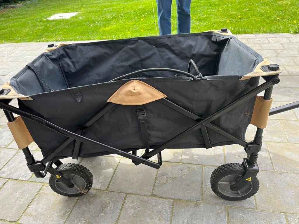 Plooibare bolderkar. Slechts 1 keer gebruikt!, Caravans en Kamperen, Bolderkarren, Ophalen, Zo goed als nieuw