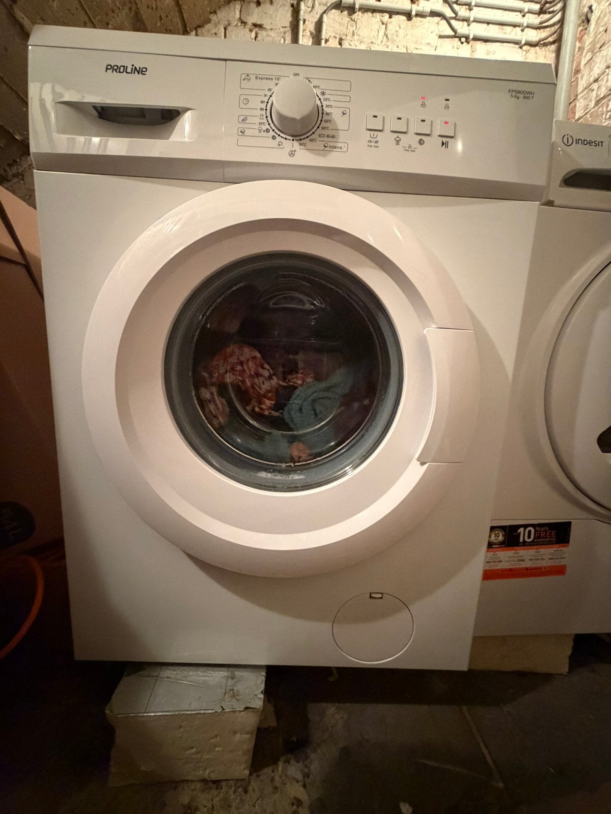 Machine a laver Proline, Electroménager, 4 à 6 kg, Chargeur frontal, Enlèvement, Utilisé