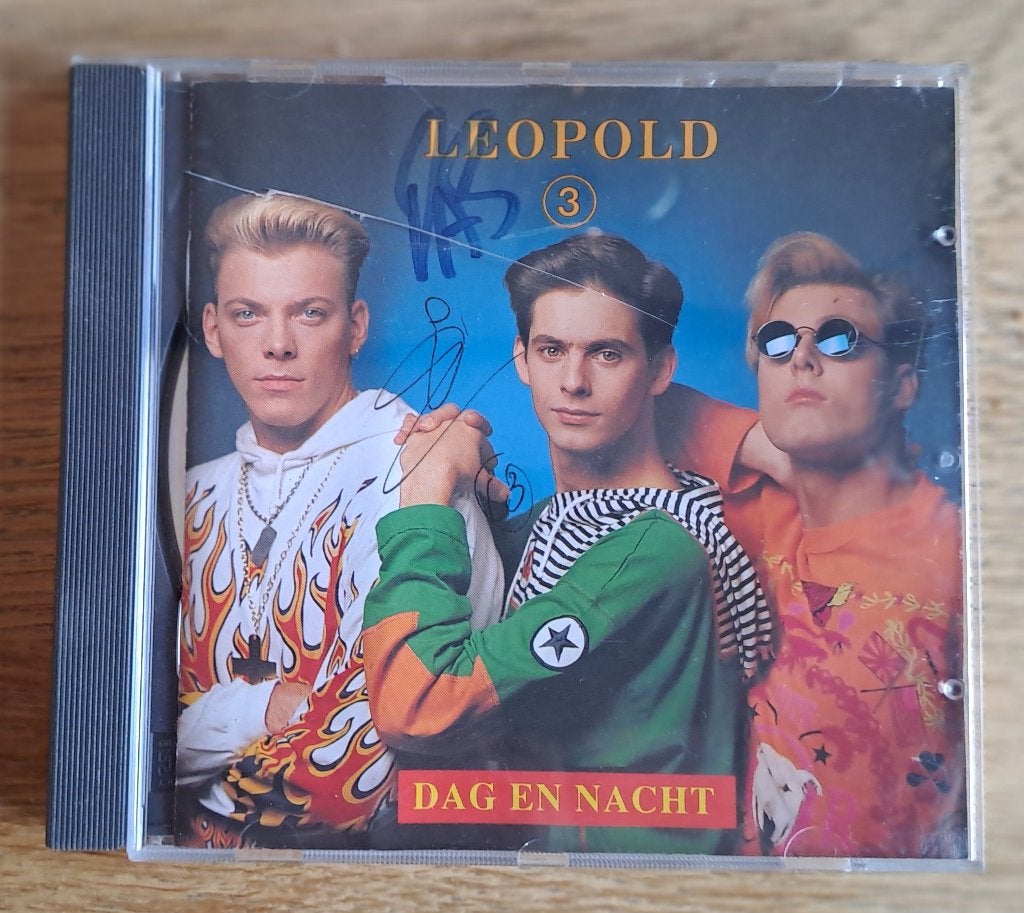 Leopold 3 - Dag en Nacht GESIGNEERD, Cd's en Dvd's, Gebruikt, Eerste persing, Ophalen of Verzenden, Pop
