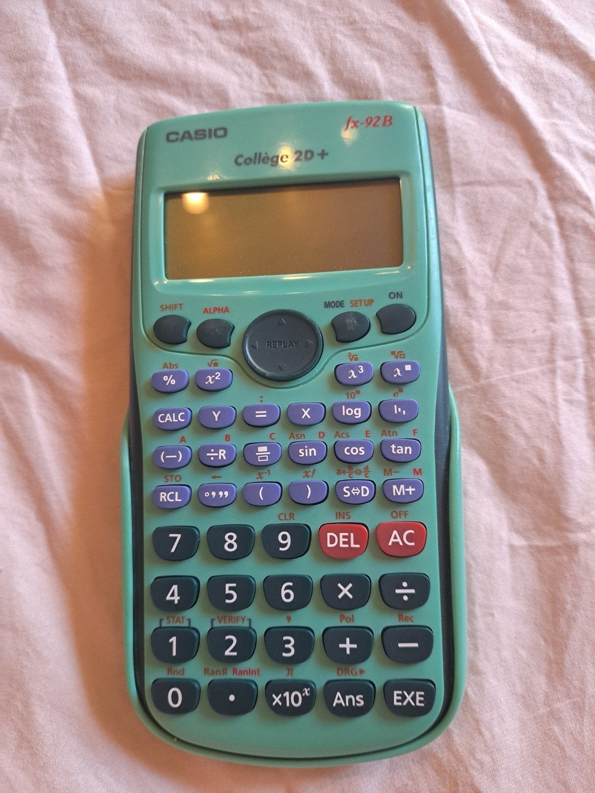 Casio fx92b, Diversen, Ophalen