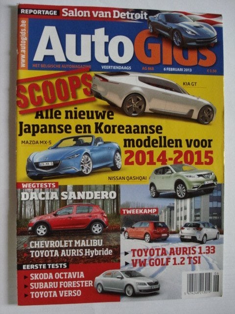 AutoGids 868 Dacia Sandero (Stepway)/Chevrolet Malibu/Toyota, Envoi, Utilisé, Général