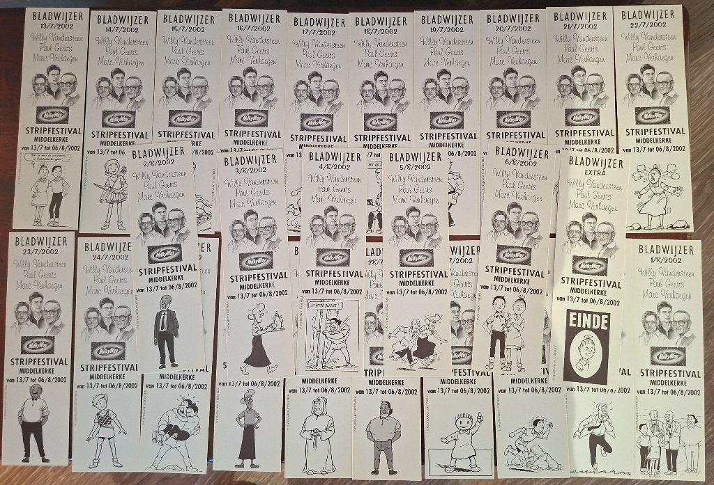 Bladwijzers - Middelkerke, Verzenden, Nieuw, Willy Vandersteen, Complete serie of reeks