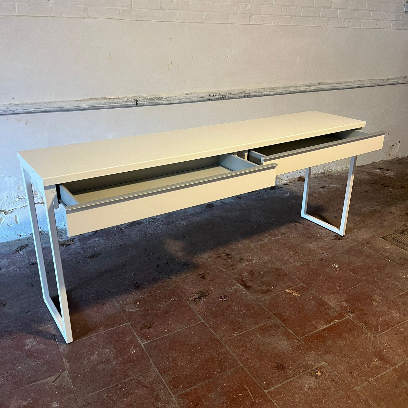 IKEA Bureau/console avec 2 tiroirs  180X40X75, Maison & Meubles, Enlèvement, Comme neuf, IKEA