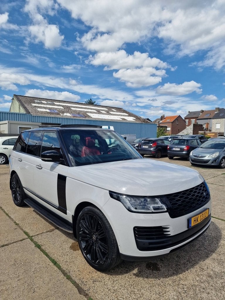 Land Rover Range Rover 5.0 V8 SC Autobiography // Covering, Auto's, Land Rover, Automaat, 2458 kg, Wit, Leder