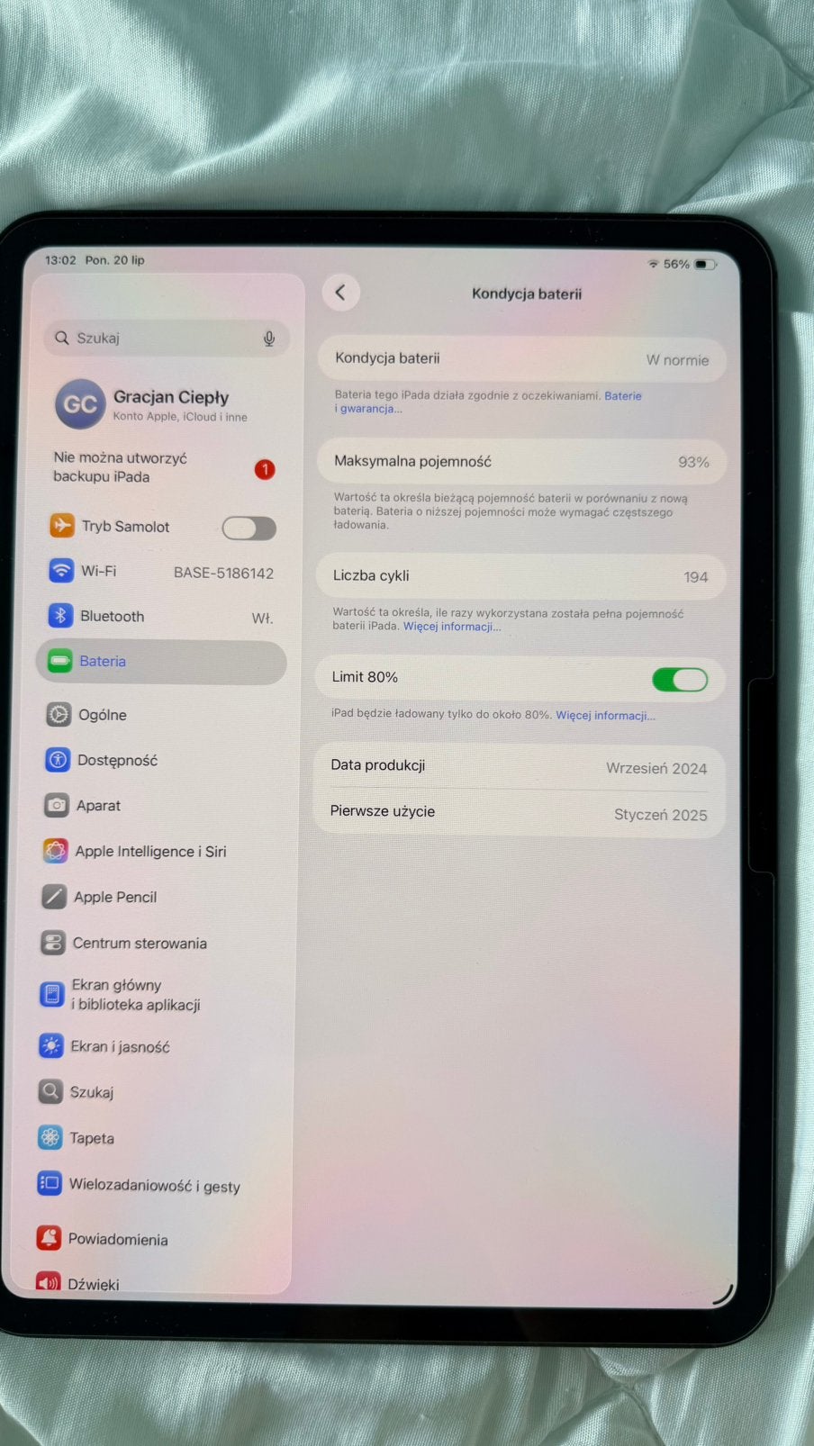 Ipad pro 11 M4 2024  256gb, Ophalen of Verzenden, Zo goed als nieuw