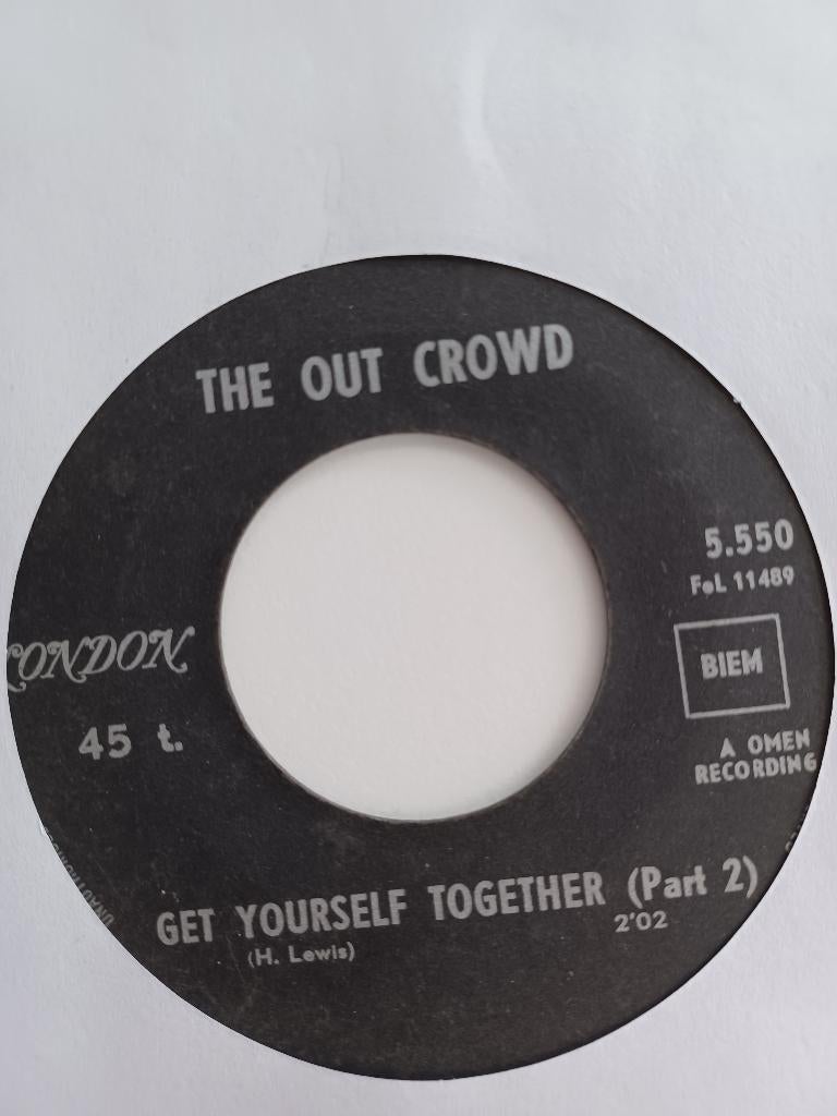 R&B 45: The Out Crowd – Get Yourself Together, Cd's en Dvd's, Vinyl Singles, Gebruikt, Single, 1960 - 1969, R&B en Soul, 7 inch