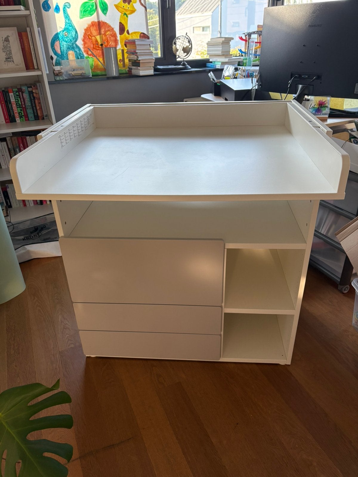 Smastad Ikea - Table à langer - Verschoontafel, Ophalen, 70 cm of meer, Zo goed als nieuw, 75 tot 100 cm