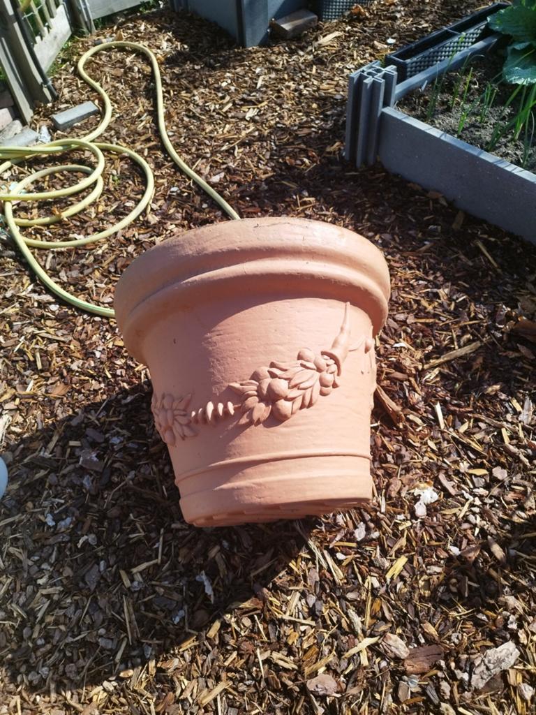 Bloempot kunststof terracotta, Tuin en Terras, Bloempotten, Ophalen, Kunststof