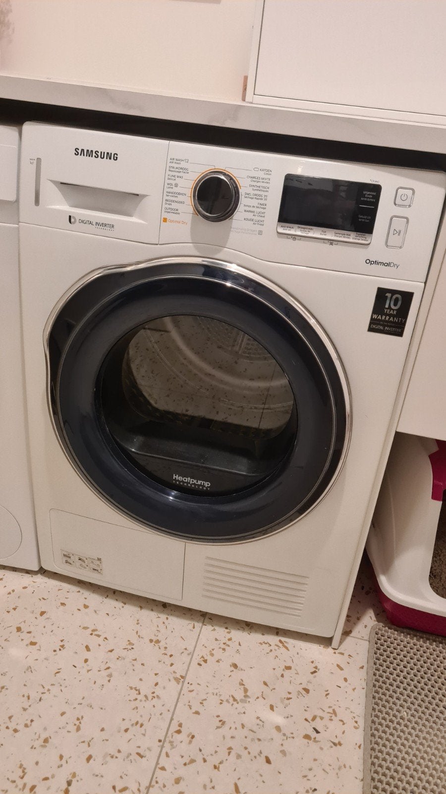 Droogkast Samsung werkt maar maakt lawaai, Elektronische apparatuur, Droogkasten, 8 tot 10 kg, Ophalen, Voorlader