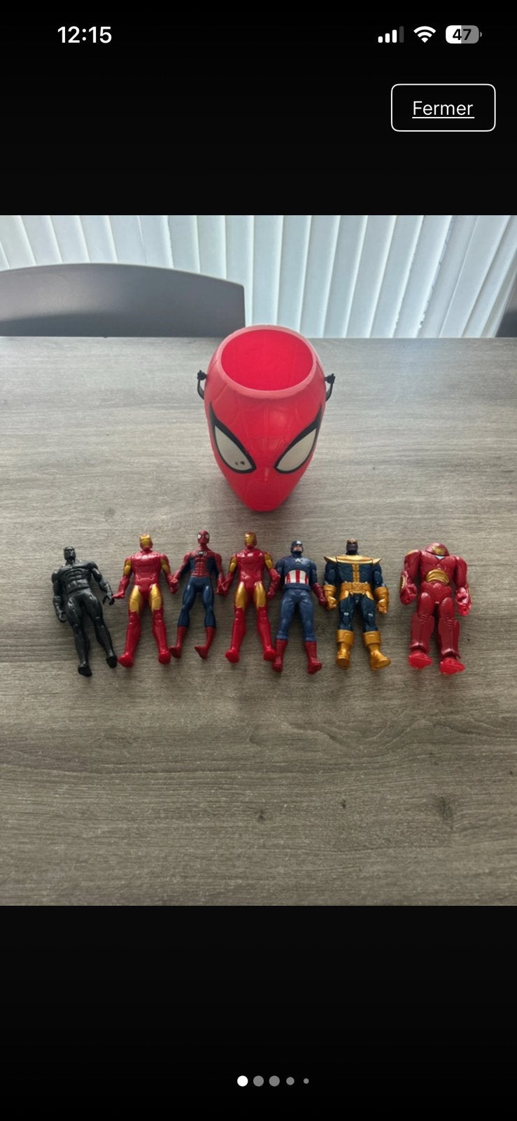 Lot avengers, Enlèvement, Comme neuf