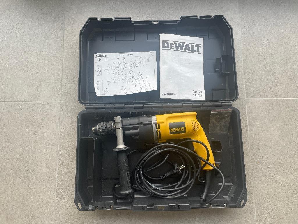 Dewalt Klopboormachine - 650W, 600 watt of meer, Zo goed als nieuw, Klopboormechanisme, Ophalen