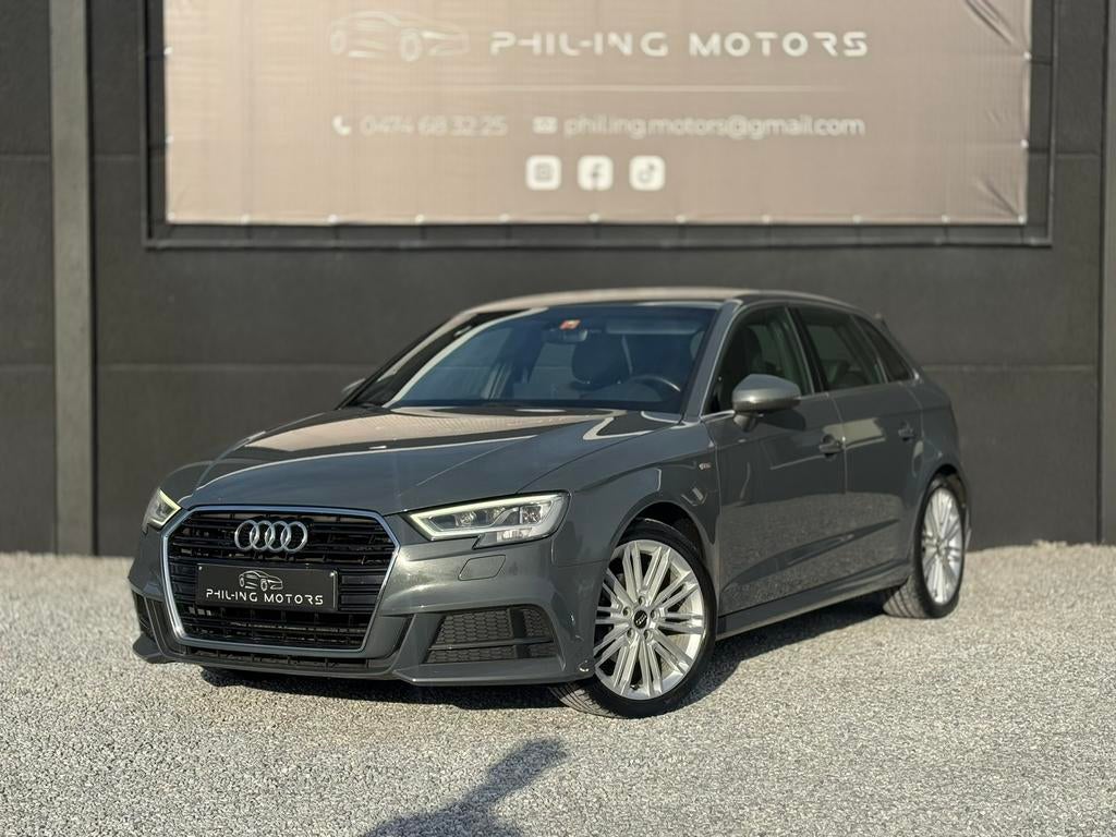 Audi A3 Sportback S Line Int/Ext , Bte Auto, Cuir, Led, Cuir, Argent ou Gris, Achat, Euro 6