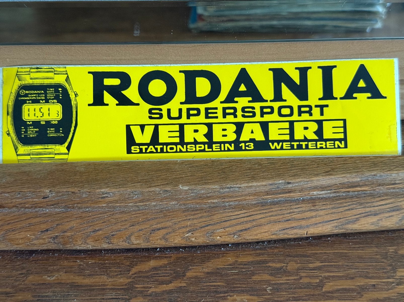 Sticker Rodania, Ophalen of Verzenden, Zo goed als nieuw, Merk
