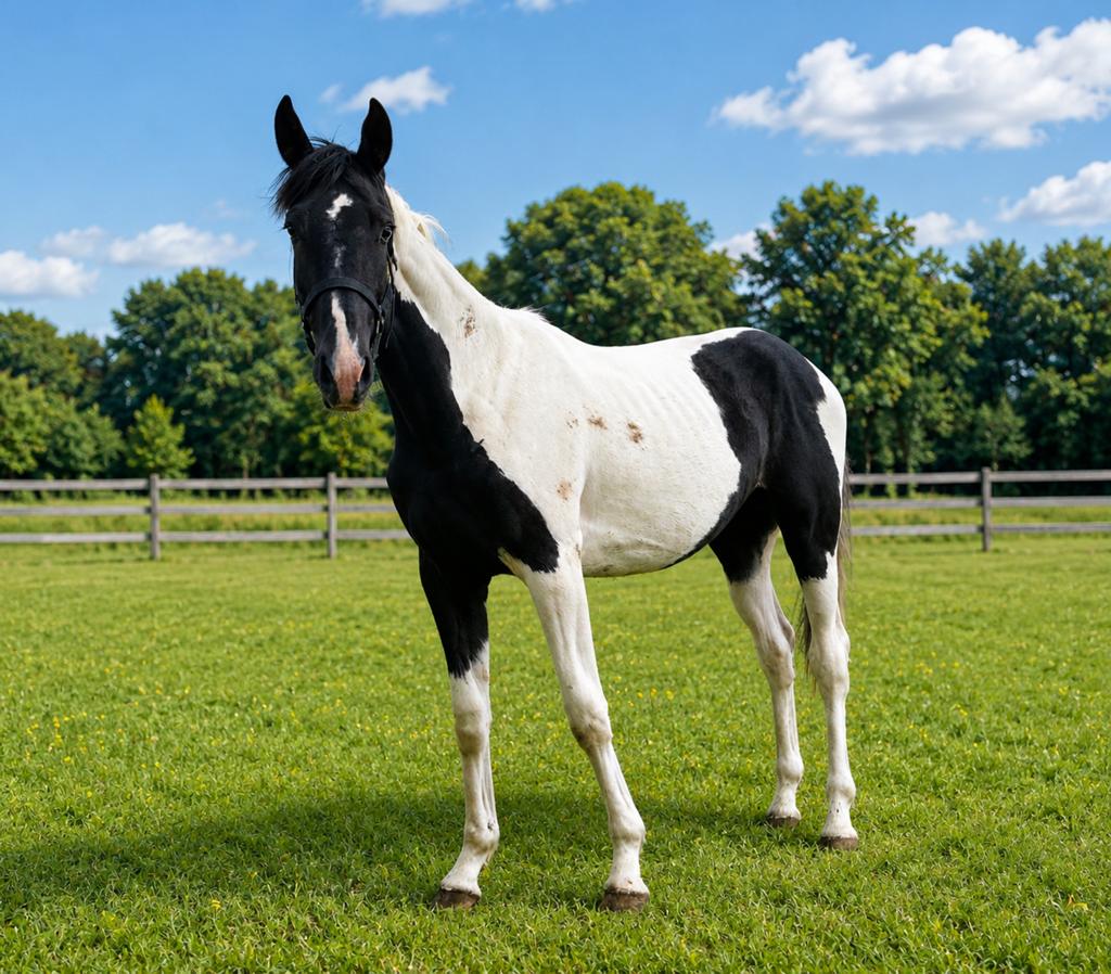 2 jarige bonte dressuurhengst, Cheval de dressage, Avec pedigree, 160 à 165 cm, Étalon