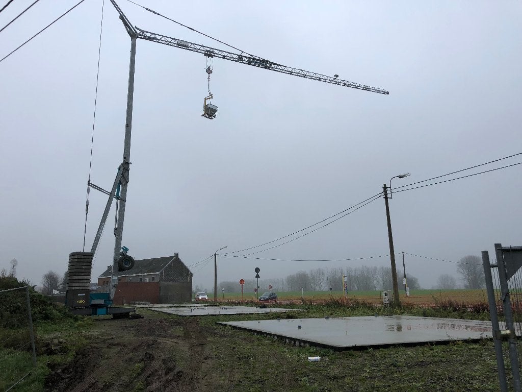 Bouwkraan te huur, Ophalen, Gebruikt