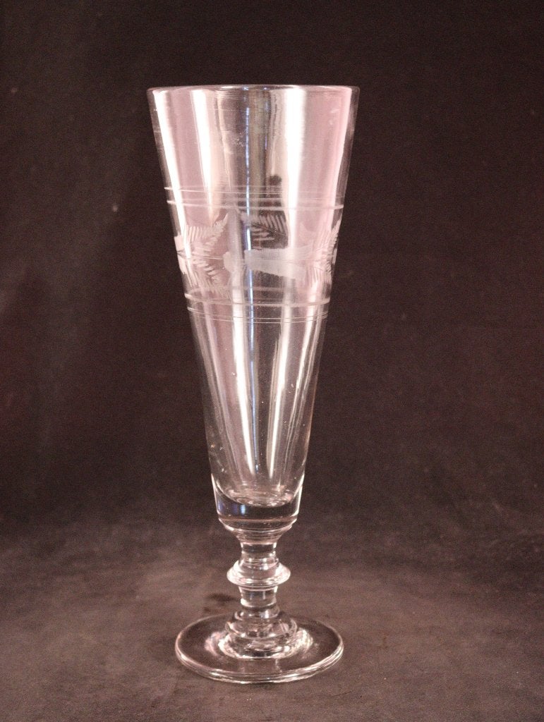 Grand verre soufflé du XIXe siècle, Enlèvement ou Envoi