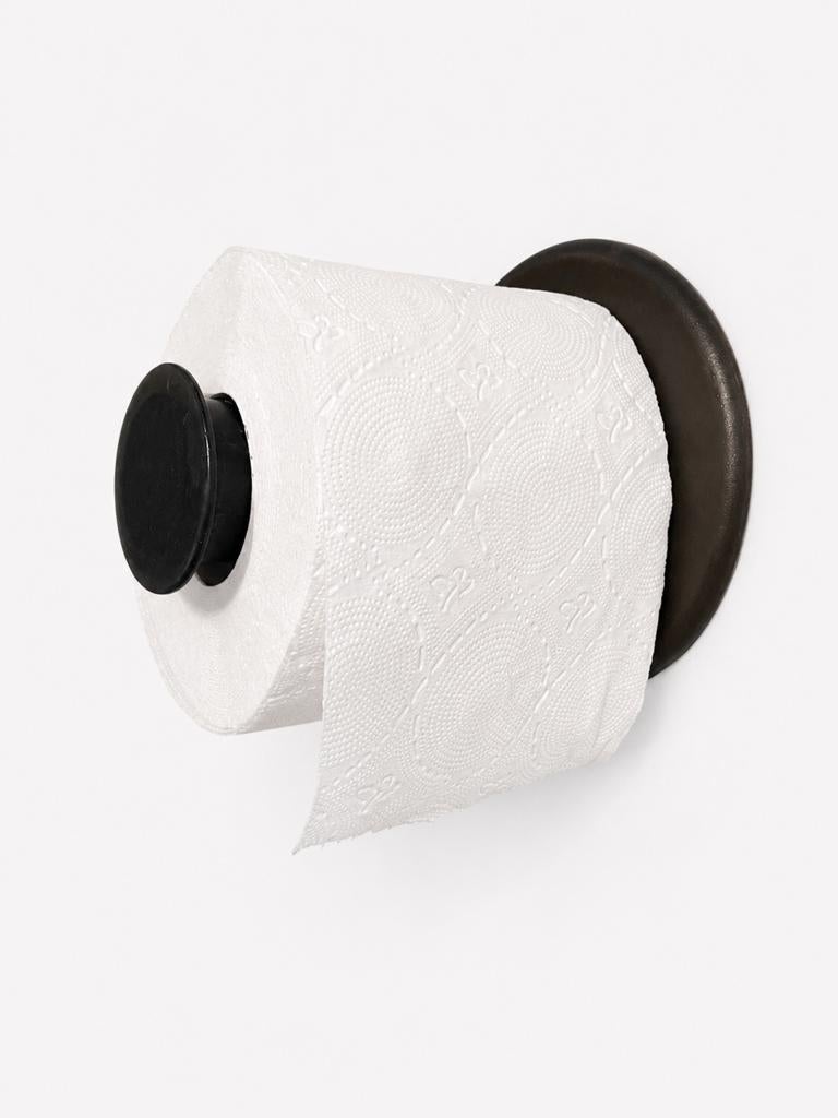 Toiletrolhouder zwart, industrieel design, merk Koziol., Huis en Inrichting, Ophalen of Verzenden, Zwart