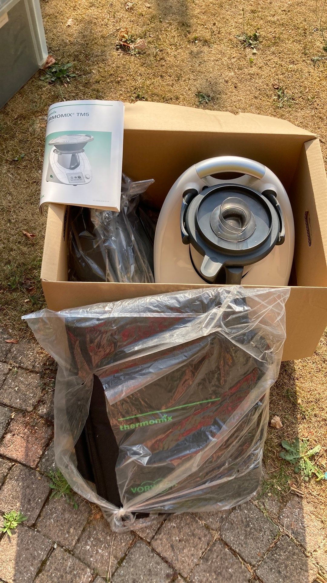 Vorwerk Thermomix TM5 – Complete set incloriginele draagtas!, Ophalen of Verzenden, Zo goed als nieuw