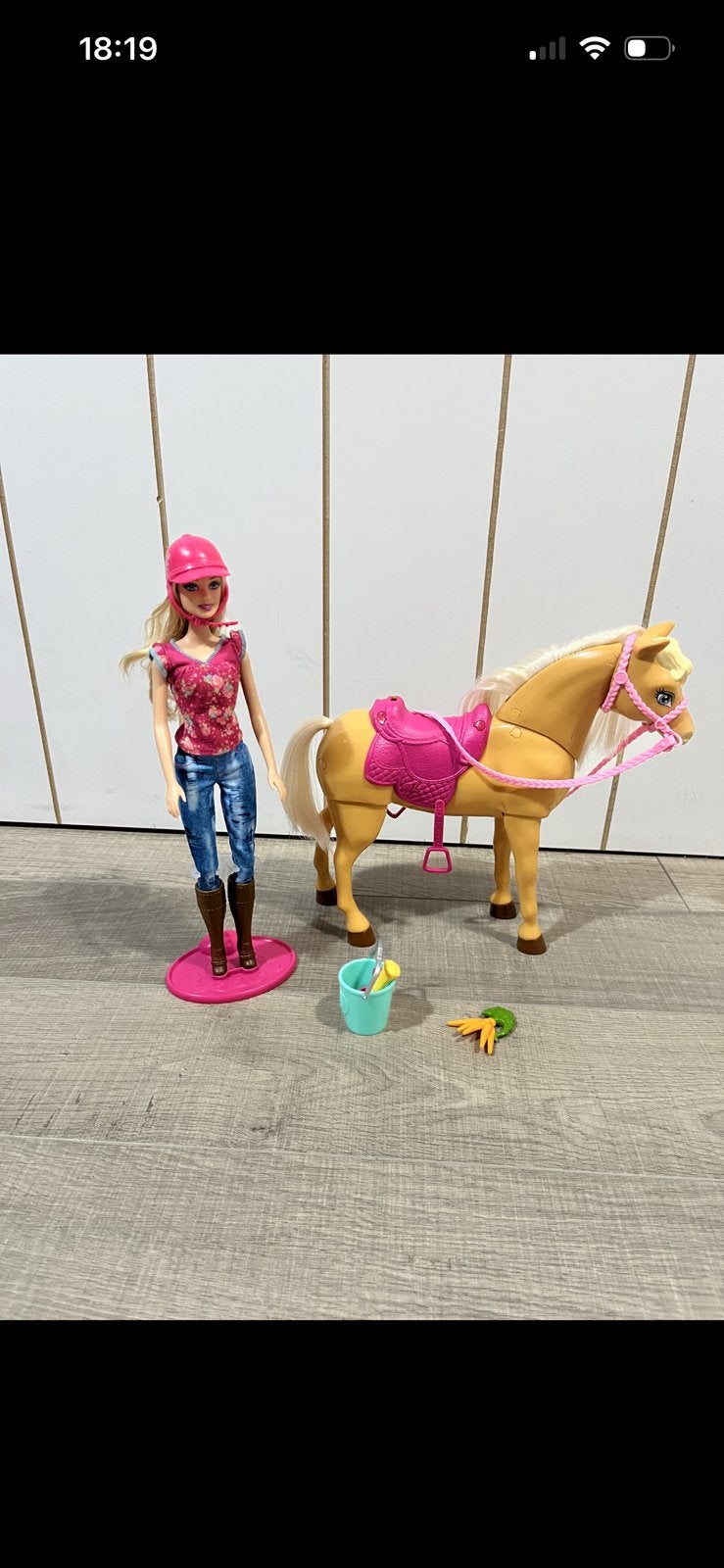 Barbie paard, Enlèvement, Comme neuf