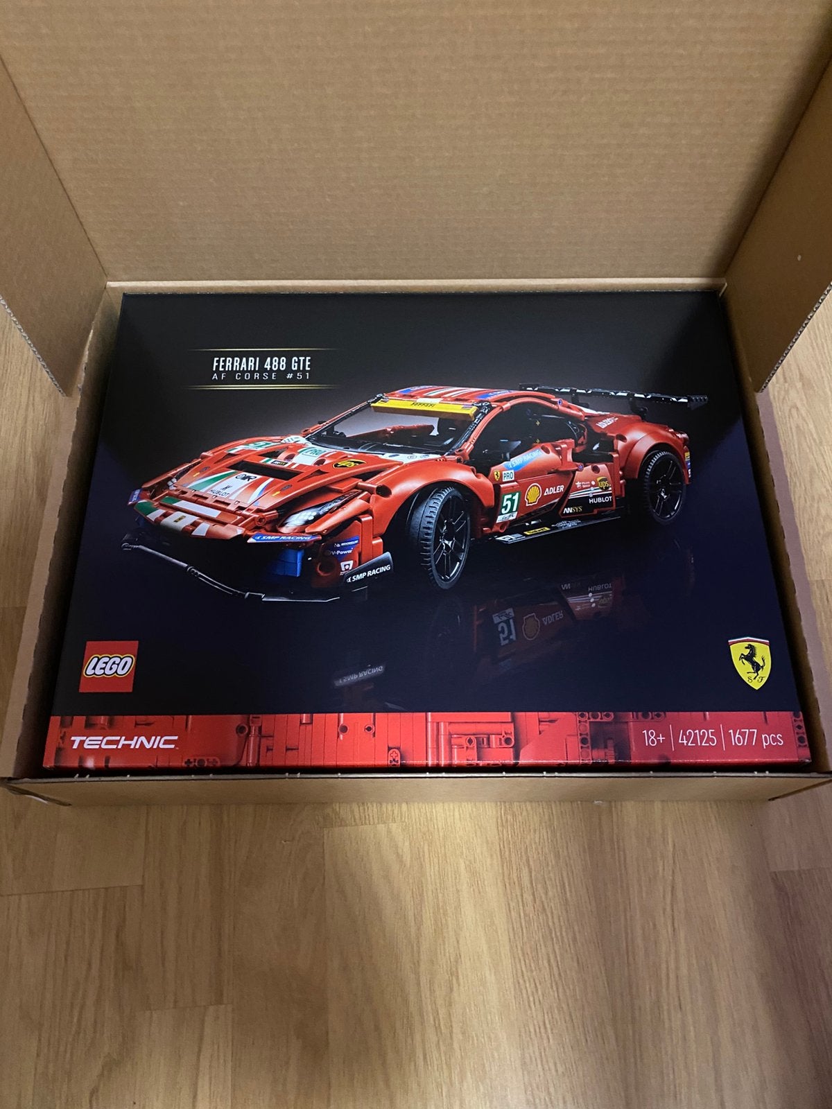 Lego 42125 ferrari 488 gte. Nieuw, Ophalen, Lego, Nieuw, Technic