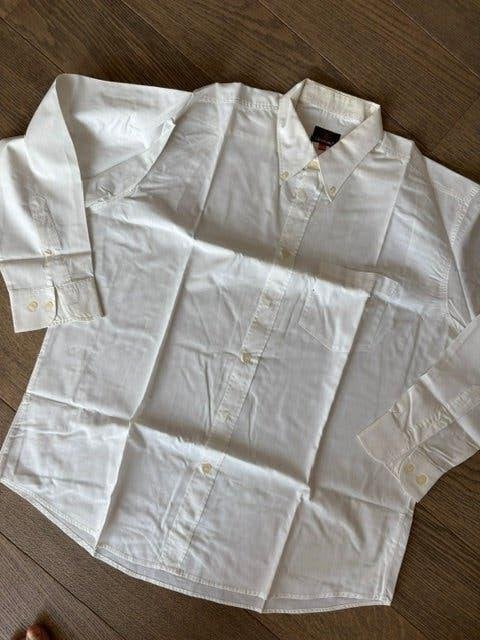 Hemd vintage maat 41/42, Kleding | Heren, Wit, Ophalen of Verzenden, Zo goed als nieuw, Halswijdte 41/42 (L)