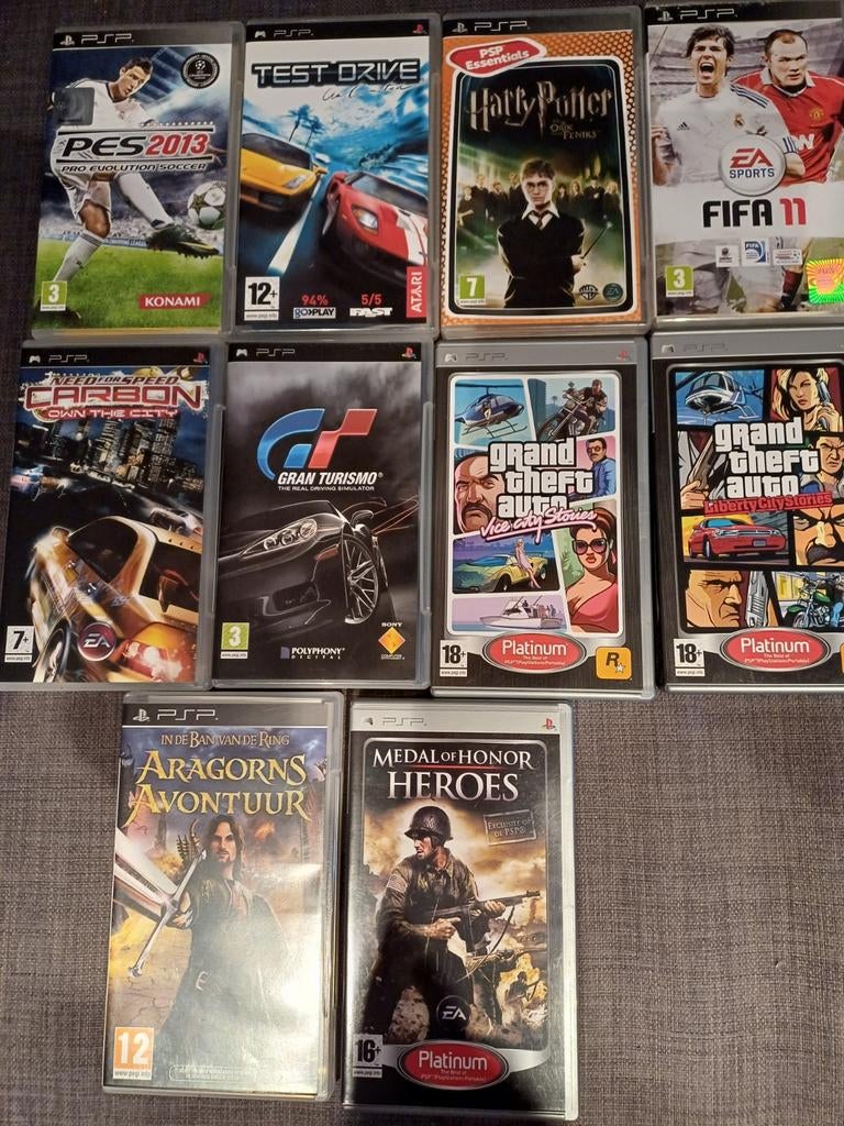 Psp spelletjes., Ophalen