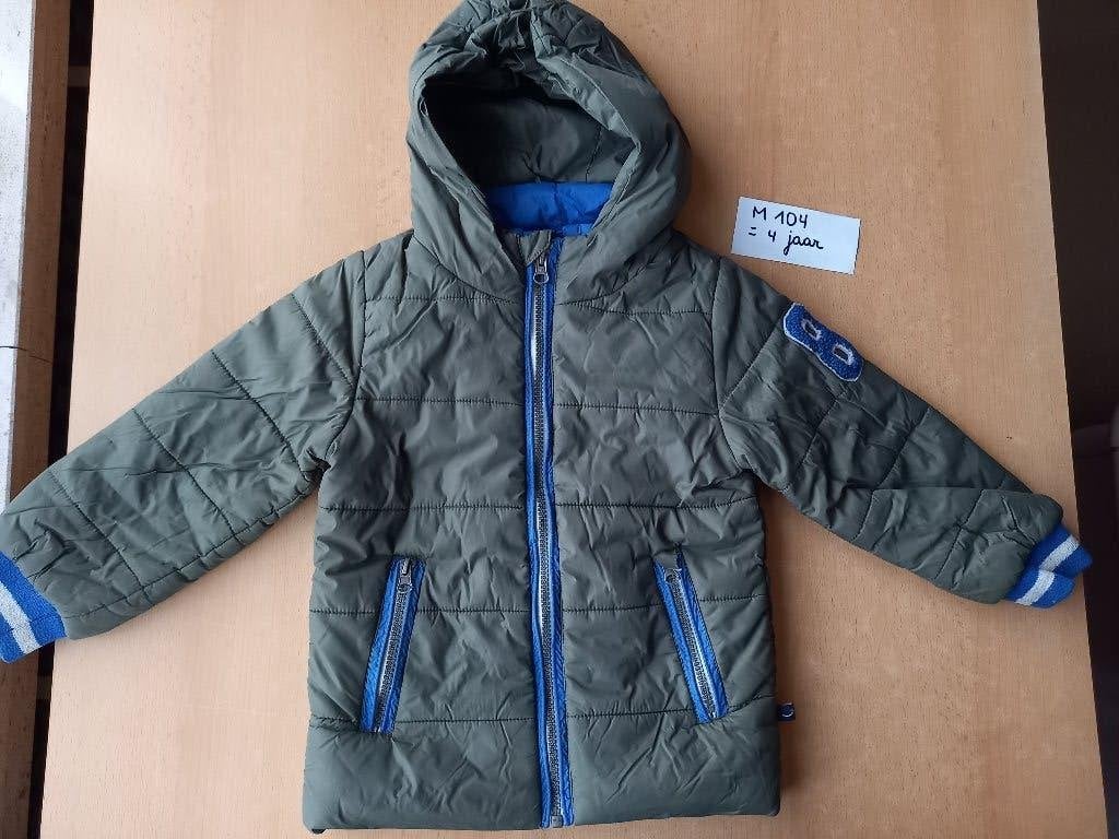 Nieuwstaat warme groene jas jongen maat 104 Babyface, Kinderen en Baby's, Babyface, Ophalen of Verzenden, Zo goed als nieuw, Jongen