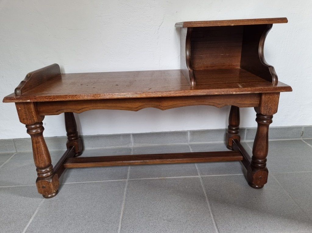 Houten tafeltje, Ophalen, Zo goed als nieuw, Rechthoekig, Hout