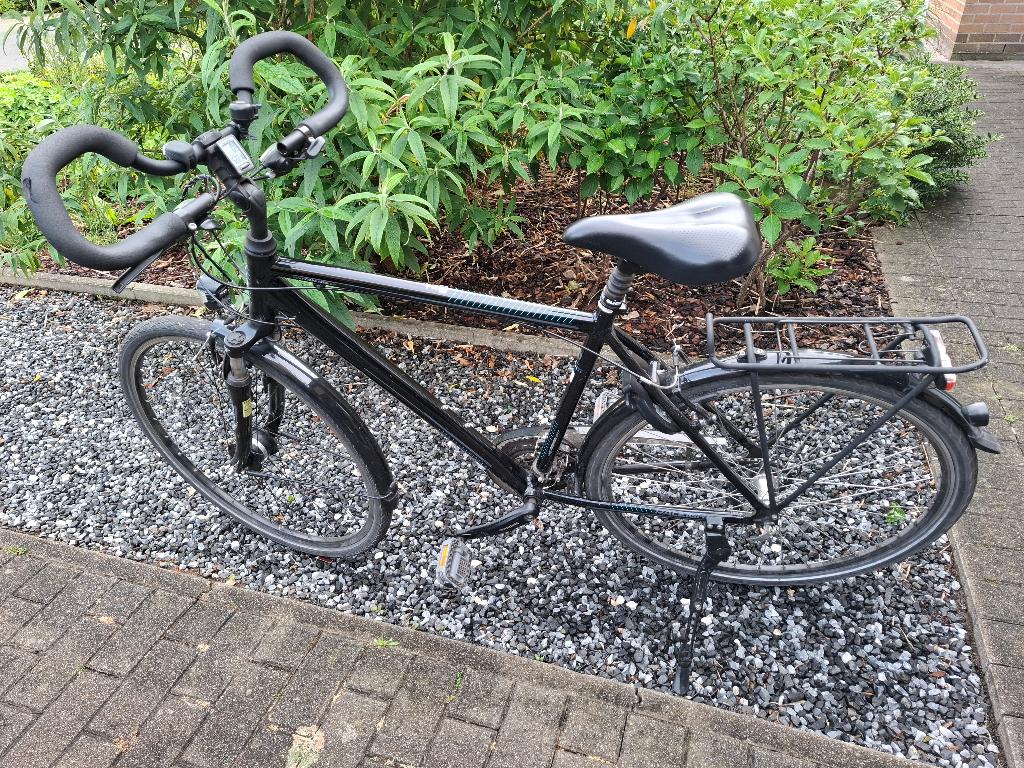 Fietsen, Fietsen en Brommers, Fietsen | Dames | Damesfietsen, Gebruikt, Velgrem, Versnellingen, 50 tot 53 cm