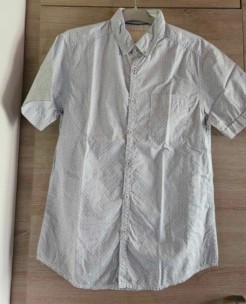 Chemise ESPRIT à courtes manches taille S, Kleding | Heren, Overhemden, Blauw, Halswijdte 38 (S) of kleiner, Ophalen of Verzenden