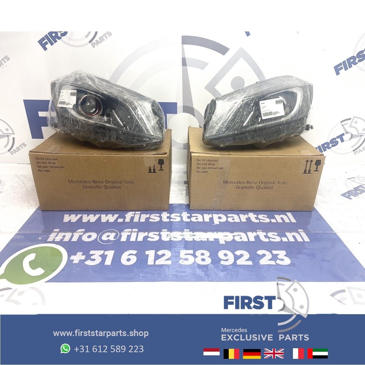 W176 A KLASSE A45 AMG LED ILS KOPLAMP RECHTS RODE RING INTEL, Utilisé, -, -, Enlèvement ou Envoi