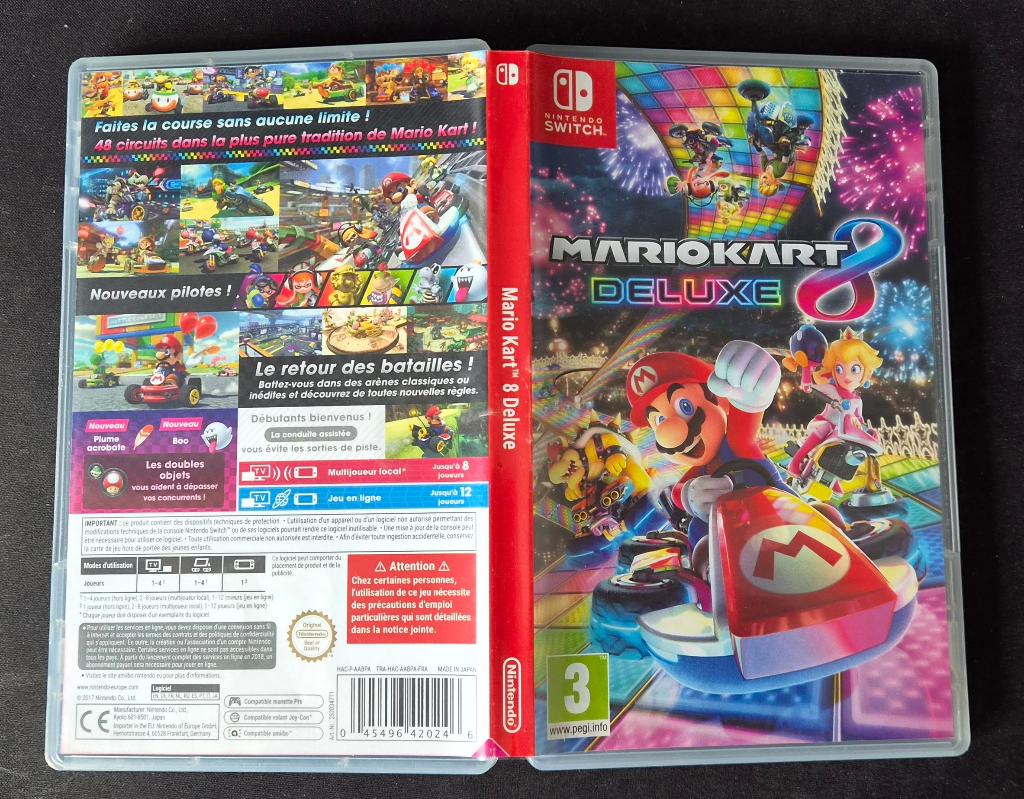 Mario Kart 8 Deluxe CIB, Racen en Vliegen, Ophalen of Verzenden, Zo goed als nieuw, Eén computer