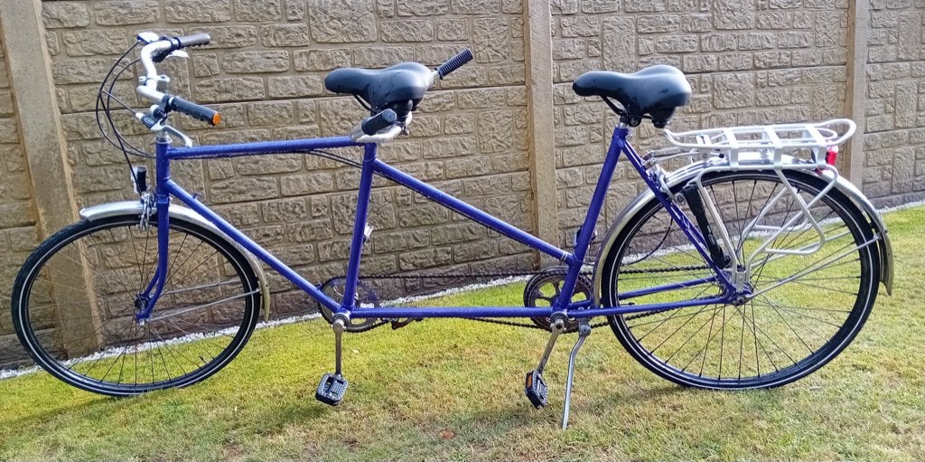 fiets Tandem, Fietsen en Brommers, Minder dan 10 versnellingen, Gebruikt, Velgrem, Overige merken