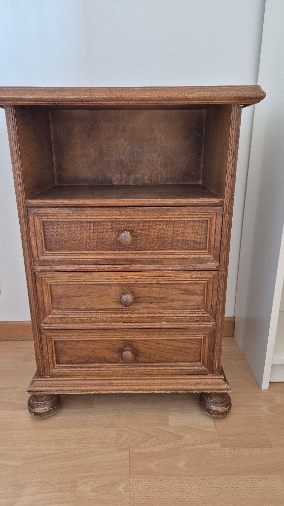 Meuble d'appoint en bois vintage, Antiquités & Art, Enlèvement