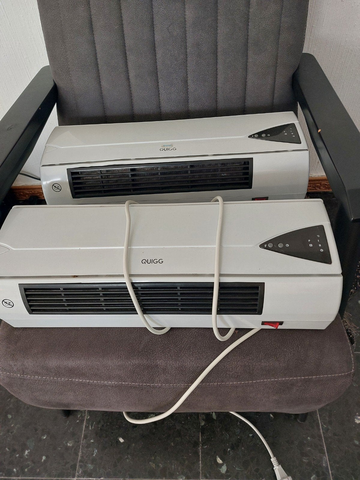 2x Quigg elektrische kachel - ideaal voor bijverwarming, Ophalen