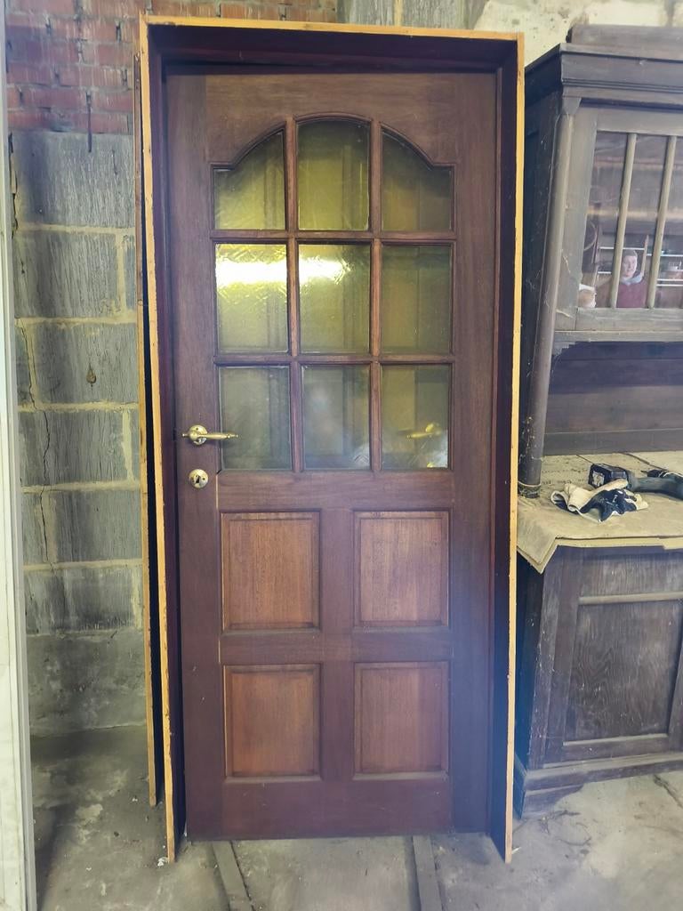 Binnendeuren, Ophalen, Glas