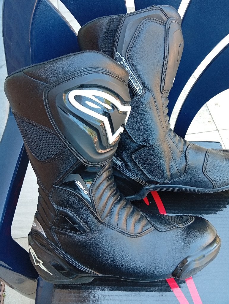 ALPINESTARS SMX-S MOTORLAARZEN - MAAT 42 - GOEDE STAAT, Enlèvement ou Envoi, Neuf, sans ticket, Bottes, Alpinestars