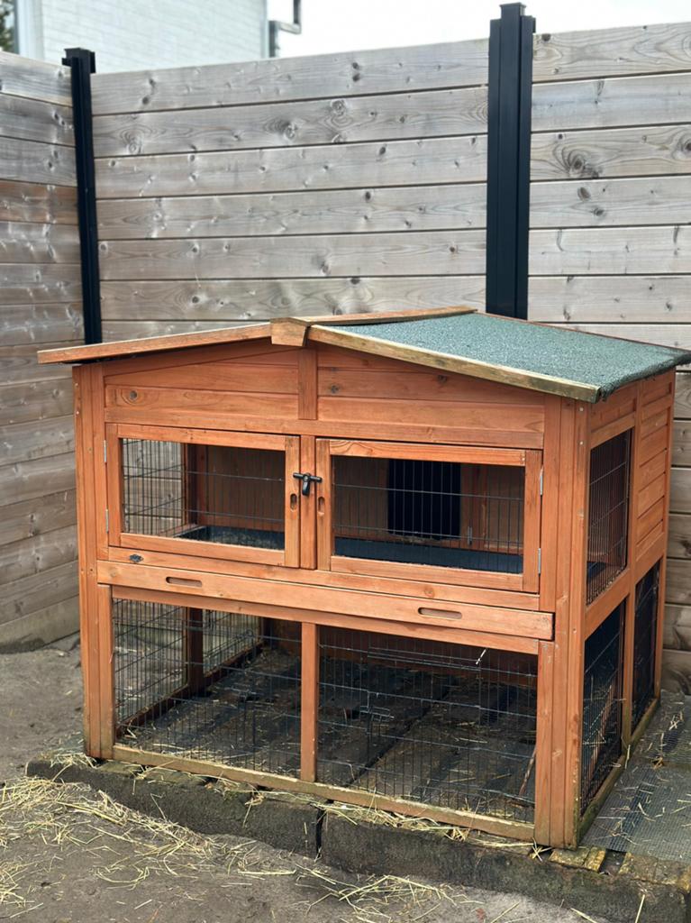 Trixie Kleindierverblijf XL met Ren (NIEUW 393,66€), Dieren en Toebehoren, Knaagdieren en Konijnen | Hokken en Kooien, Ophalen