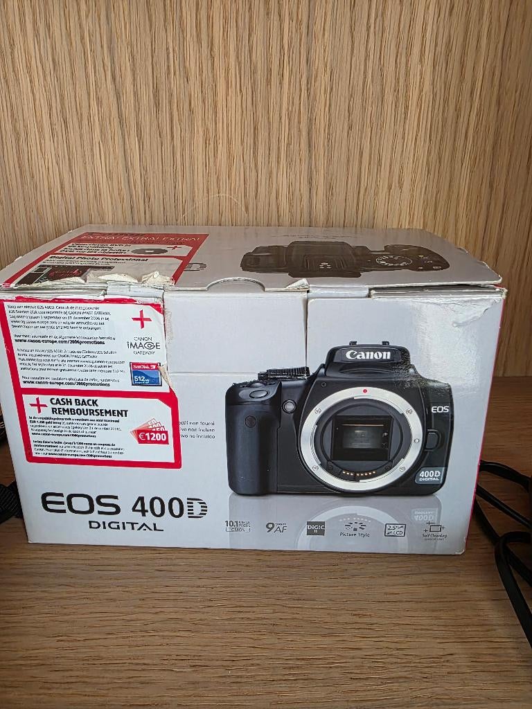 Appareil photo numérique Canon EOS400, 10 Mégapixel, Canon, Moins de 4 fois, Compact