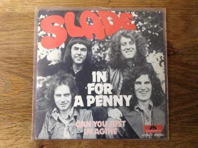 single slade, Enlèvement ou Envoi, Rock et Metal, Housse de protection extérieure, 7 inch