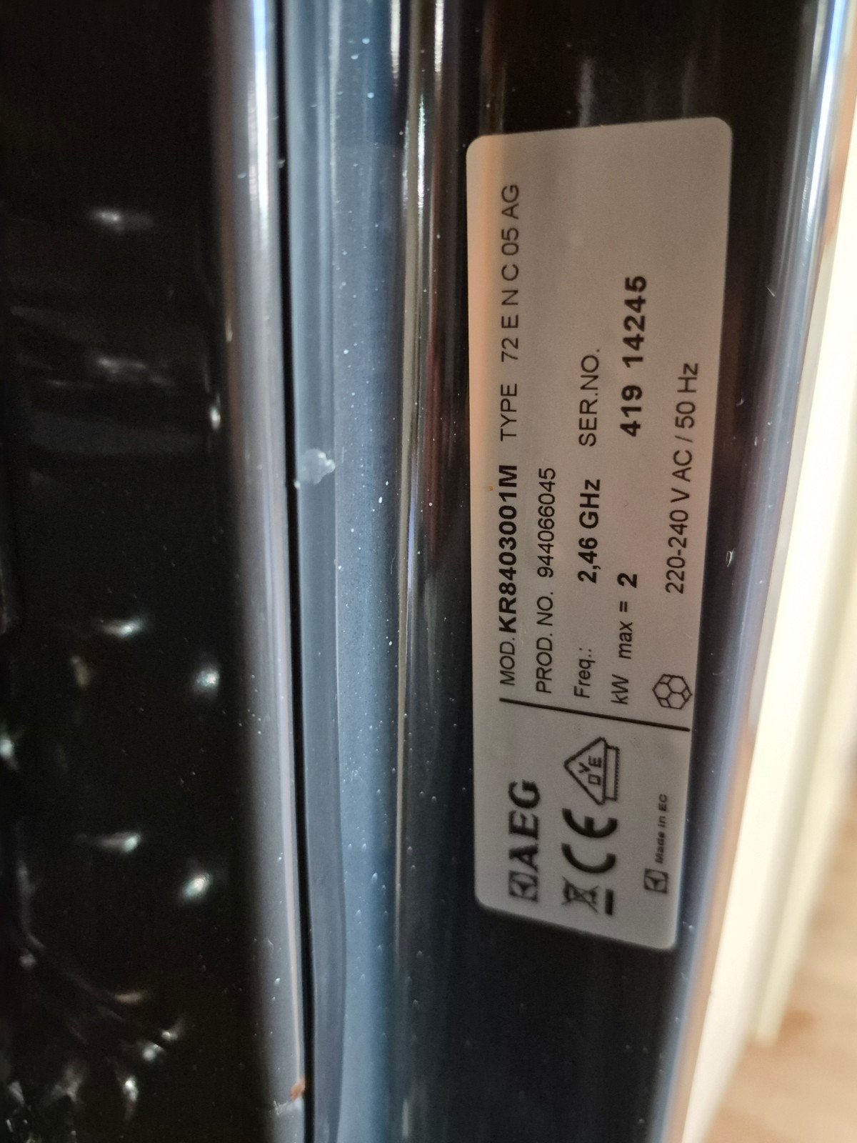 Four AEG micro-ondes et combiné cuisson, Electroménager, AEG, Encastré, Comme neuf, Enlèvement