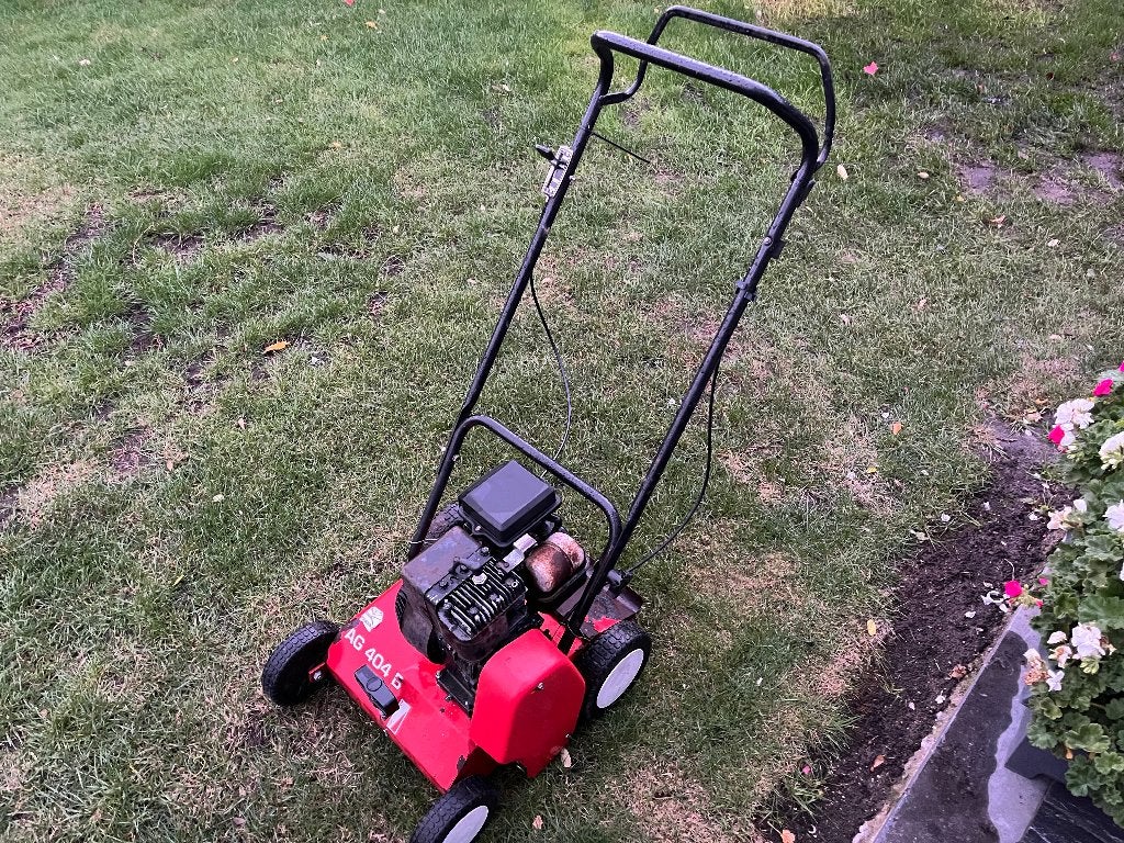verticuteermachine Brigss&stratton 3.5pk, Tuin en Terras, Ophalen, Gebruikt, Benzine, Brigss&stratton